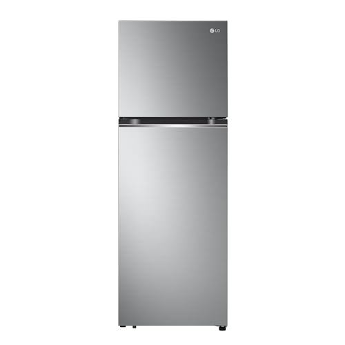 Lg Gtbv38Pzgkd Frigorifero Combinato Super Slim 60Cm, 335L, Frigorifero Total No Frost, Classe E, Door & Linear Cooling, Maniglie Integrate, Compresso