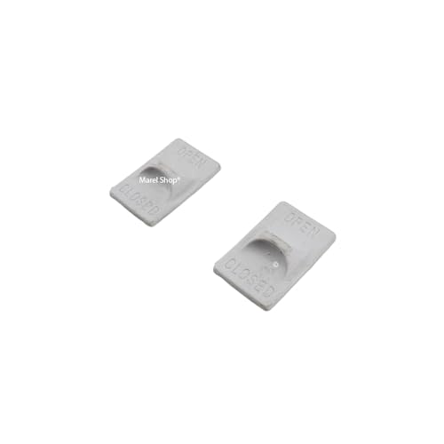 Marel Shop® - Supporto Leva Sgancio Griglia Per Cappa Compatibile Con Elica Kit 2 Pezzi Grigio Per Modelli : Concorde Lx Ix F/90 - Sabaudia St/Fx/Bl/F