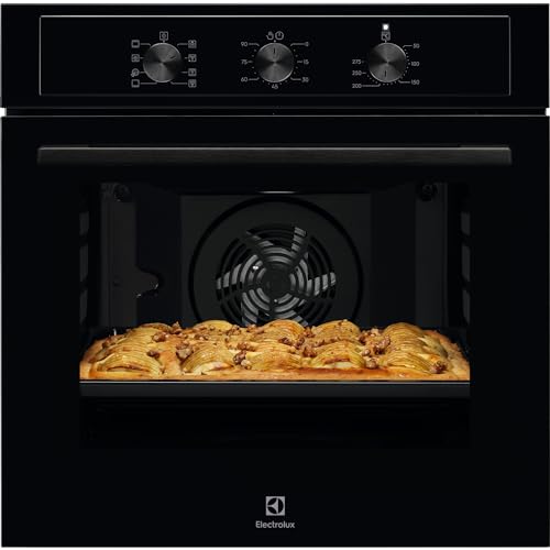 Electrolux Serie 300 Forno Multifunzione, Capacità 68 L, Eoh2H044K, Classe A+, Pulizia Aquaclean, Cottura Uniforme, Funzione Pizza, 589X594X568 Mm, Ne