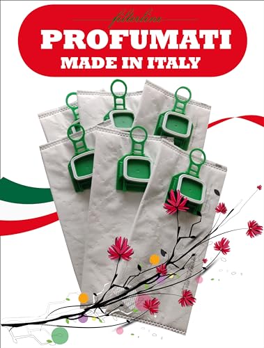 Filterline Sacchetti Profumatissimi Made In Italy Per Aspirapolvere Compatibili Con Vorwerk Folletto Vk 140 150 140Sc Vk140 Vk150 Fp140 Fp150 + Filtro