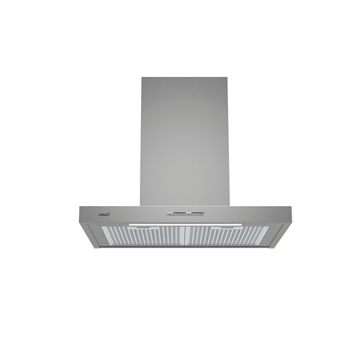 Cata Sygma 7010 X - Campana Aspirante Con Controllo Elettronico 3+1 Turbo Motore Bt3 Extra Silenzioso Striscia Led Facile Installazione Finitura Inox