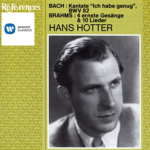 Kantatate Bwv82/Ernste Gesänge