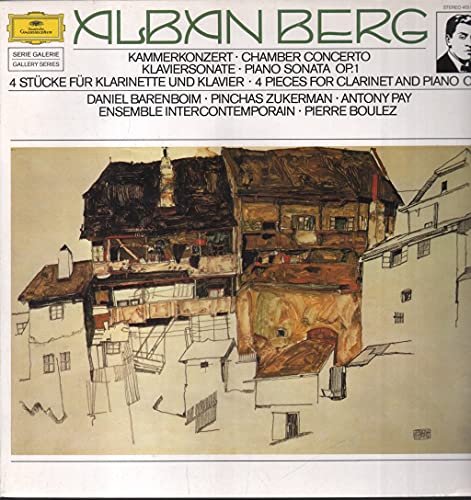 Chamber Concerto For Piano, Violin And 13 Wind Instruments (Kammerkonzert); Piano Sonata; 4 Stucke Fur Klarinette Und Klavier Op.5 -- Deutsche Grammop