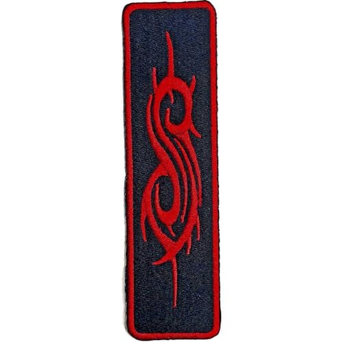 Rock Off Officially Licensed Products Slipknot Rosso Tribal Sigil Woven Patch