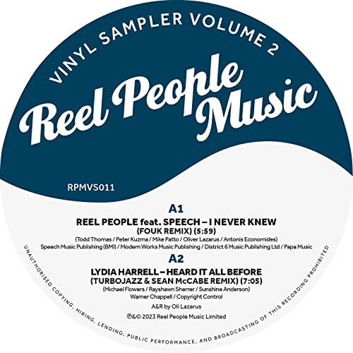 Reel People Music : Vinyl Sampler Volume 2