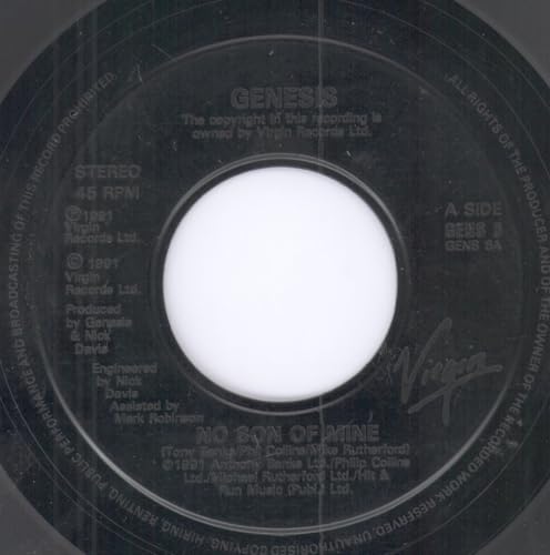 No Son Of Mine - Genesis 7" 45