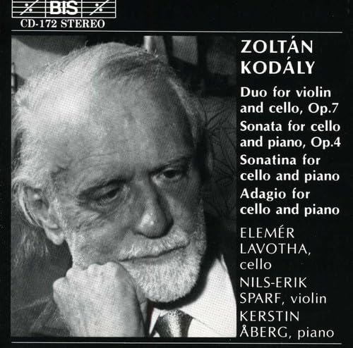 Kodaly: Duo For Violin & Cello/Cello Sonatas/Adagi