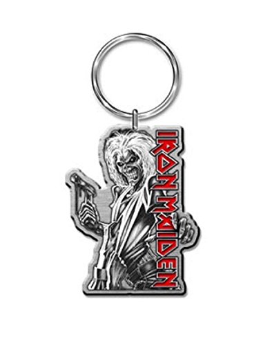 Iron Maiden Portachiavi Killers Eddie Classic Band Logo Ufficiale Nuovo Metal