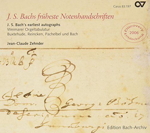 J.S. Bach'S Earliest Autographs