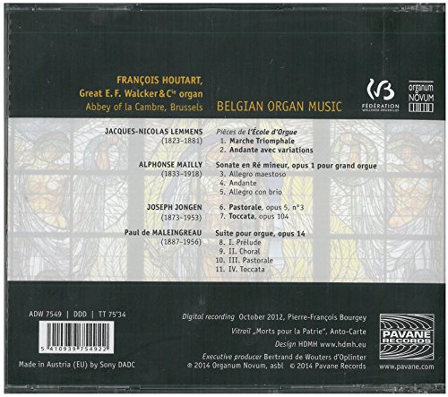 Belgian Organ Music