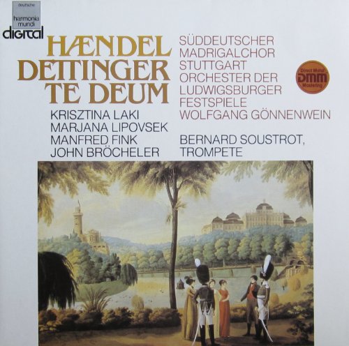 Haendel: Te Deum Laudamus "Dettinger Te Deum" [Vinyl Lp] [Schallplatte] [Vinyl] Wolfgang Gönnenwein & Orchester Der Ludwigsburger Festspiele; Süddeuts