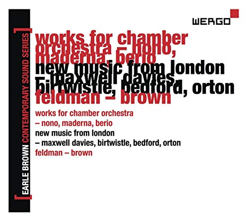 Vol. 2-Earle Brown Contemporary Sound Series (3 Cd)