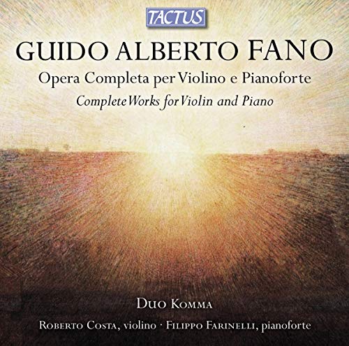 Fano G.A.: Opere Per Violino Pe Piano