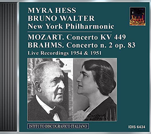 Myra Hess E Bruno Walter New York Philharmonic- Mozart E Brahams
