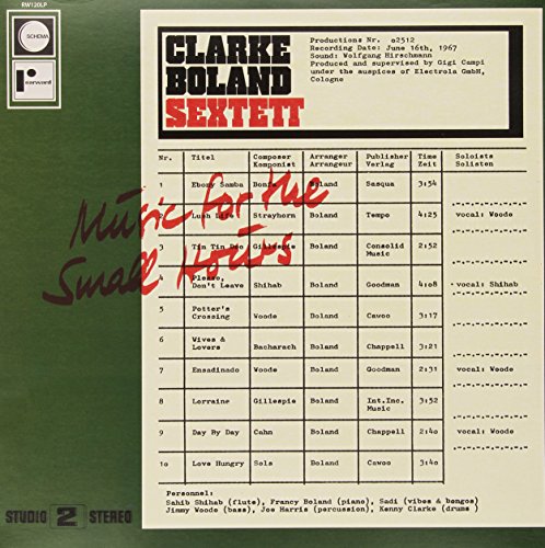 Clarke Boland Sxt-Music For Small Hours