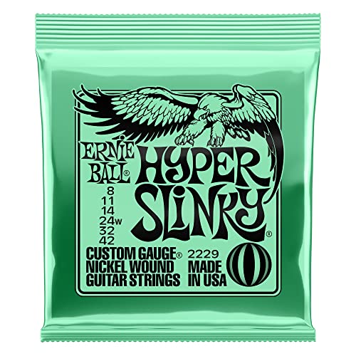 Ernie Ball Hyper Slinky Nickel Wound - Corde Per Chitarra Elettrica - Scalatura 8 - 42