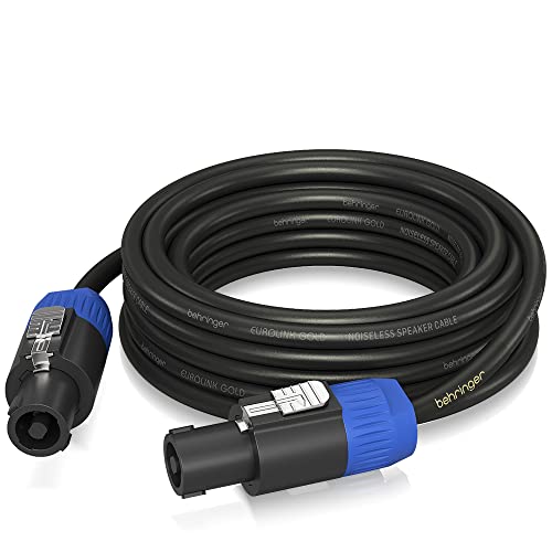 Behringer Glc2-1000 Gold Performance Cavo Per Altoparlanti Da 10 M (32,8 Piedi) Con Connettori Twist Per Altoparlanti