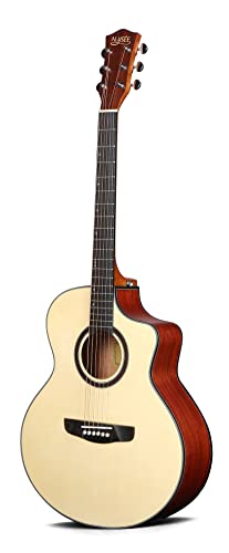 Alysée - A140-Ce-N - Chitarra Acustica Elettrificata Cutaway Auditorium
