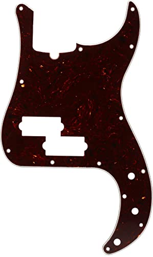 Fender 099 – 2175 – 000 Da 4 Ply Tortoise Shell 13 Hole Mount Precision Bass Battipenna (With Truss Rod Notch)