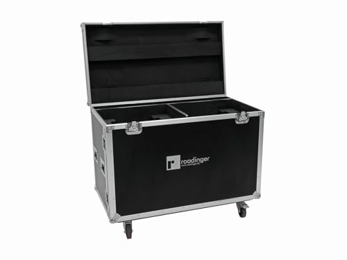 Roadinger Flightcase 2 X Ip Plh/Plb 420 | Pro Flightcase Con Ruote Girevoli Per 2 X Futurelight Ip Plh-420/Ip Plb-420