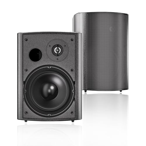 Studiofinix 6,5 Pollici, 400 Watt, Impermeabile, Altoparlante Esterno, Altoparlante Bluetooth, Supporto Da Parete, Impermeabile, Resistente Alle Intem