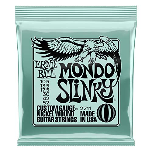 Ernie Ball, Mondo Slinky Nickelwound, Corde Per Chitarra Elettrica, Diametro 10,5-52
