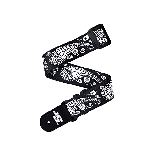 Tracolla D'Addario Joe Satriani Girevole Per Chitarra, Black Paisley