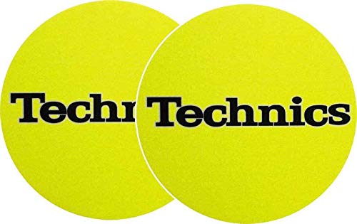 Slipmat Della Factory Technics Giallo Slipmat, 2 Pezzi