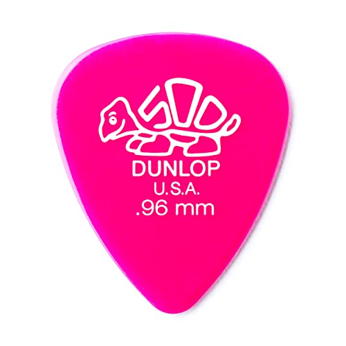 Dunlop 417P58 Plettri Con Alligatore Da 58 Mm. 72 .96 Mm Dark Pink