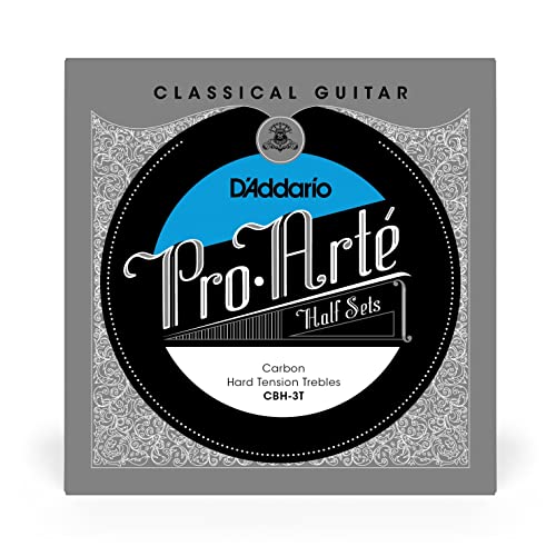 D'Addario Cbh-3T Pro-Arte - Corde In Carbonio Per Chitarra Classica, Metà Muta, Tensione Alta