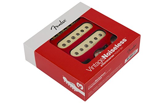 Fender Set Vintage Di Pickup Stratocaster Noiseless, Set Di 3, Bianco