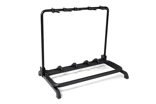 Gewa Supporto Multi-Chitarra - 5 Chitarre, Nero, Anche Per Chitarre Roundback, Gs-105B