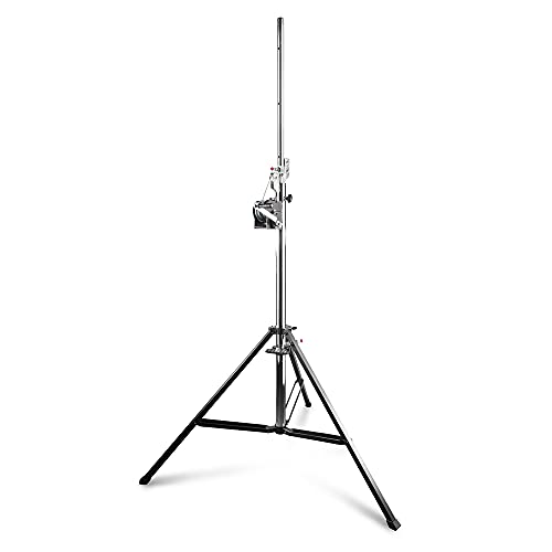 Lichtstandaard - Beamz Wls80 Wind-Up Standaard Voor Lichteffecten, Speakers Of Truss - Max. Hoogte 410Cm - Tüv/Gs Gecertificeerd (180630)