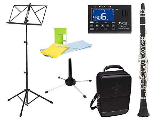 Classic Cantabile Clk-20 Clarinetto In Sib Set Include Leggio Spartiti, Accordatore E Supporto