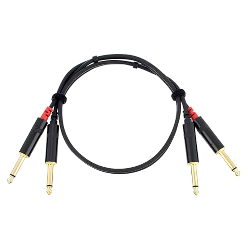 Cordial - Cfu 0.6 Pp, Cavo Sbilanciato Stereo, 2X Jack Ts (Mono)/2X Jack Ts (Mono) Rean 60 Cm