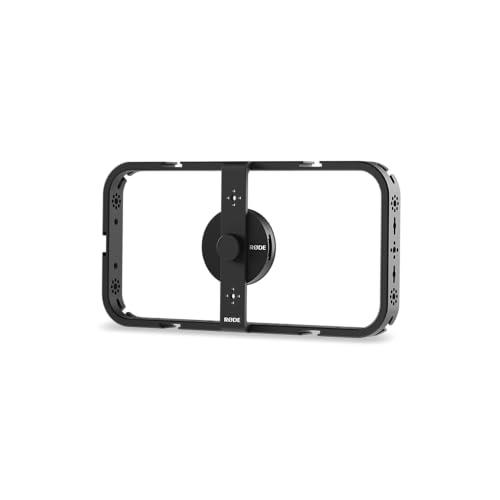 Røde Phone Cage - Cage Per Telefono Røde Cage Per Riprese Cinematografiche Mobili Con Filettature Da 1/4 E 3/8 Pollici E Slot Di Montaggio Per Shoe Fr