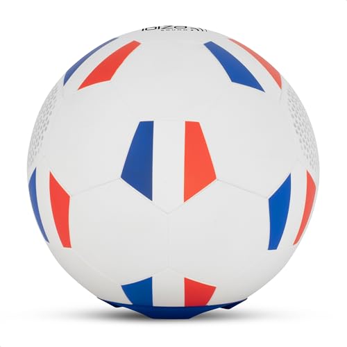 Ibiza - Football-Sound - Baffle, Altoparlante Potente Con Batteria Ricaricabile - Bluetooth, Micro-Sd - Forma Di Un Pallone Da Calcio Con I Colori Del