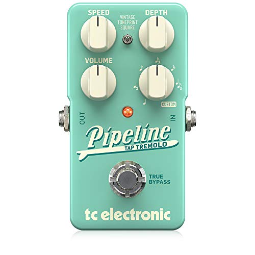 Tc Electronic Pipeline Tap Tremolo Ingegnoso Tremolo Tap Tempo Con Sequencer, Suddivisioni E Toneprint* Per Suoni Tremolo Vintage E Avventurosi