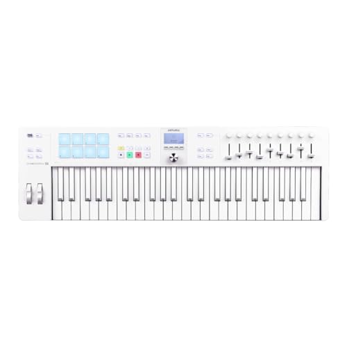 Arturia Keylab Essential 49 Mk3 Alpine White - Tastiera Master