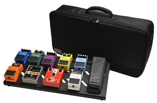 Gator Custodie Pedaliera In Alluminio Con Borsa Per Il Trasporto, Grandi 60,3 X 27,1 Cm, Stealth Black Pedalboard (Gpb-Bak-1)