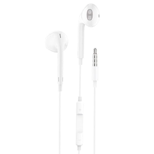 Techonetech Ear Tech Cuffie Intraurali - Microfono Integrato - Mini Jack 3,5 Mm - Assistente Voce - Cavo Da 1,20 M Marca