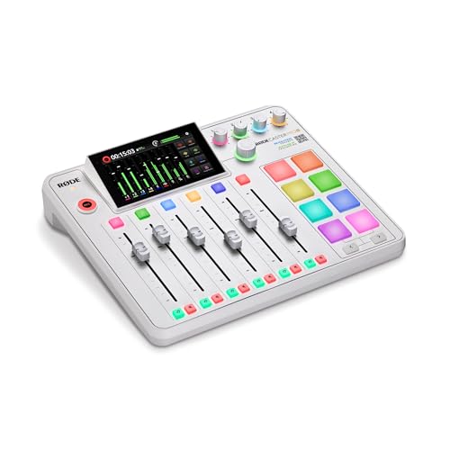 Røde Rødecaster Pro Ii Soluzione Di Produzione All-In-One Per Podcasting, Streaming, Produzione Musicale E Creazione Di Contenuti (Bianco)