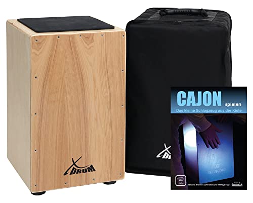 Xdrum Cajon Primero Naturale Con Borsa E Guida