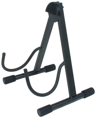 Quik Lok - Gs/437 Supporto A-Frame Serie Gs Supporto Per Chitarra Acustica/Classica, Struttura Standard A-Frame, Richiudibile, Colore Nero