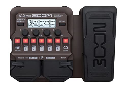 Zoom - A1X Four - Multieffetto Per Chitarra Acustica Con Pedale D'Espressione
