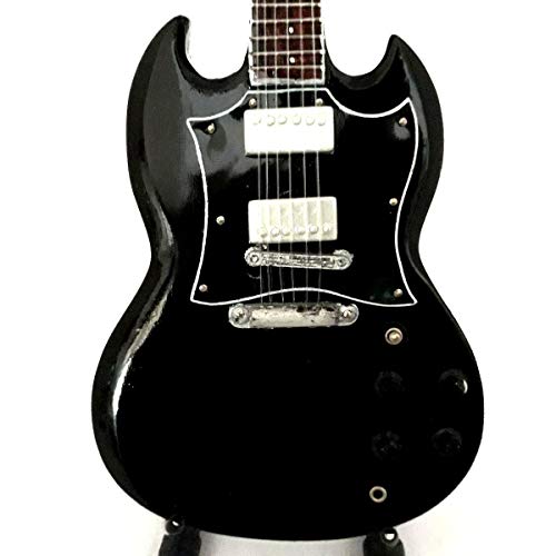 Mini Chitarra Replica In Legno - Ac /Dc - Angus Young Anni Ottanta