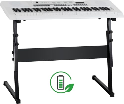 Mcgrey 6170 Pianoforte Keyboard A Batteria- 61 Tastiera Elettronica Con Usb Mp3 - Pianola Portatile Con 200 Toni E Ritmi - Microfono E Supporto In Dot