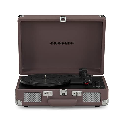 Crosley Cruiser Plus Giradischi Con 2 Altoparlanti, Bluetooth E Aux - Giradischi Vintage A 3 Velocità - Per Vinili Da 7", 10" E 12" - Portatile Con Cu
