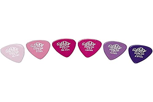 Dunlop Plettri Delrin 500, 1.5 Mm, Standard, Pacco Da 72 Pezzi