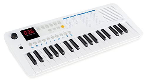 Classic Cantabile Mini-37 Keyboard Bianco-Blu